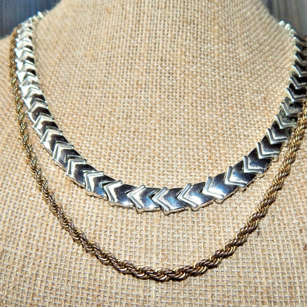 Dynamic Duo~Avon Magnetic & Korean Rope Necklaces